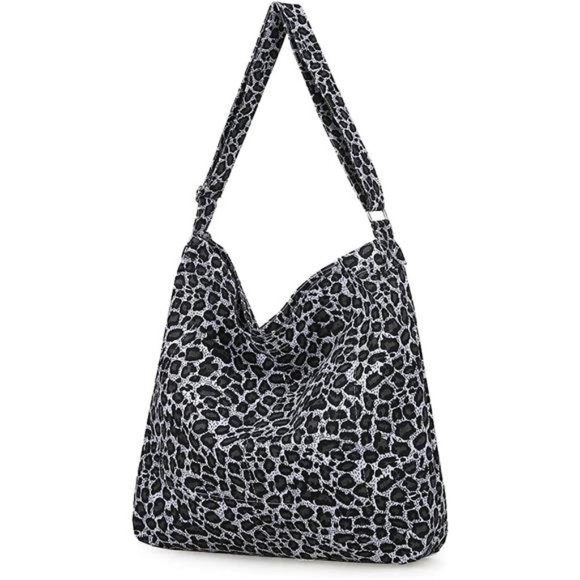 Women's Retro Large Size Canvas Shoulder Bag Hobo Crossbody Handbag Casual Tote - Picture 2 of 5